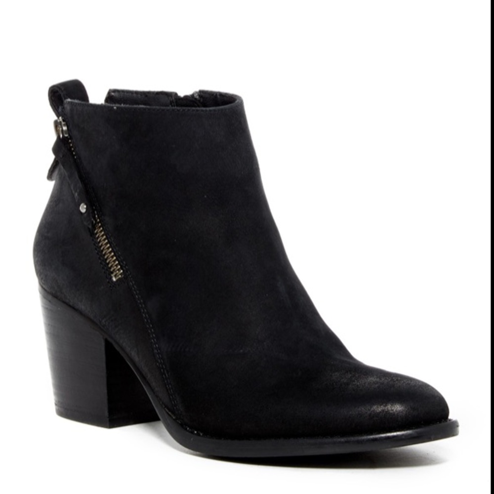 Waterproof Blondo Nivada Ankle Zip Bootie Black 9